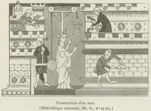 Construction of a Wall by French School
