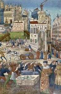 Construction of the Temple of Solomon at Jerusalem by French School