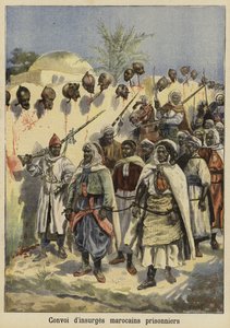 Convoy of Captured Moroccan Insurgents, 1897 by French School