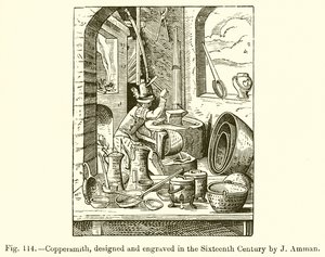 Coppersmith by French School