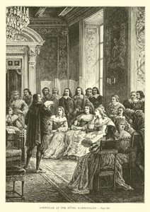 Corneille at the Hotel Rambouillet by French School