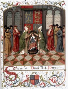 Coronation of Henry VI in Paris in 1431 by French School