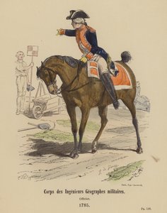 Officer of the Corps of Military Geographical Engineers by French School