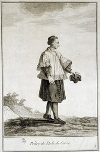 Corsican priest by French School