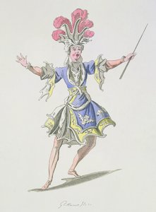 Costume Design for the Magician, in Dardanus, a Libretto by Leclerc de Labruere, Composed by Jean-Philippe Rameau, Facsimile by A. Guillaumot Fils by French School