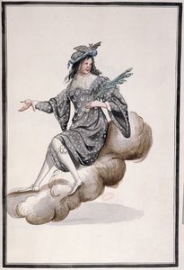 Costume for Night for the Ballet de la Nuit by Jean-Baptiste Lully danced by Louis XIV, 23rd February 1653