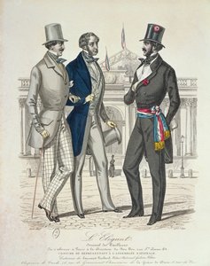 Costume of the Deputy, with the old National Assembly in the background
