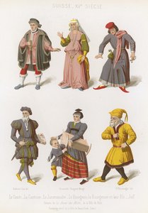 Count and Countess, Bourgeoisie and their son, Legal Advisor and a Jew by French School