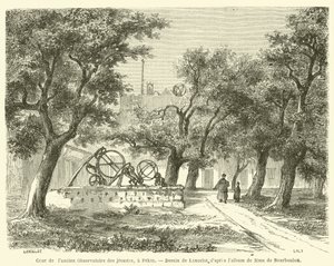 Courtyard of the Former Jesuit Observatory, in Beijing (engraving)