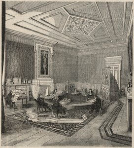 Cour des Comptes - Committee Room - Engraving in 