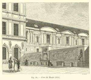 Courtyard of the Museum, 1834