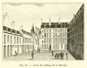 Courtyard of the College of la Marche