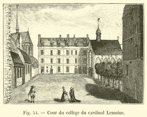 Courtyard of the College of Cardinal Lemoine