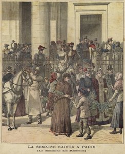 Cover of Le Petit Journal, 28 March 1891 by French School