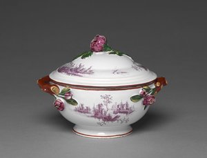 Covered Bowl, Manufactured by the Saint Clement Factory, c.1775