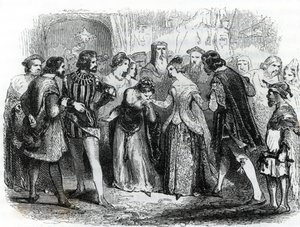Creation of the Order of the Garter by French School