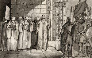 Dagobert Taking Down the Banner at St. Denis, from 