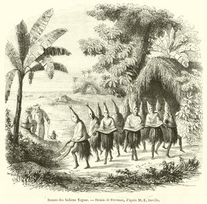 Dances of the Yaguas Indians by French School