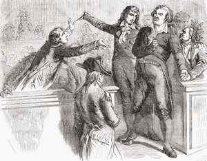 Danton and Desmoulins defend themselves before the Convention, 30th March 1794, from 