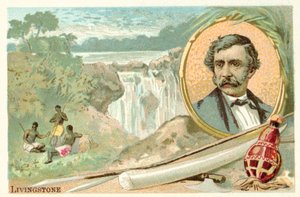 David Livingstone, Scottish missionary and explorer by French School