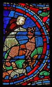 David Slays the Lion by French School