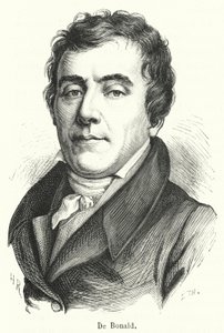 De Bonald (engraving) by French School