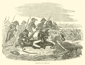 Death of Desaix by French School