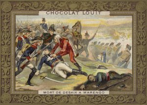 Death of General Desaix at the Battle of Marengo, 1800 by French School