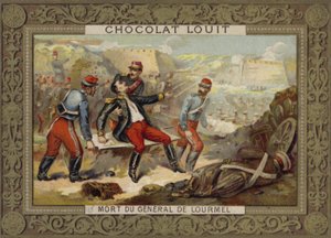 Death of General Lourmel, Battle of Inkerman, Crimean War, 1854 by French School