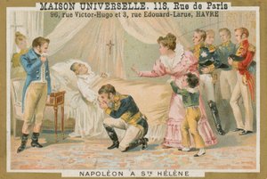 Death of Napoleon on St Helena, 1821