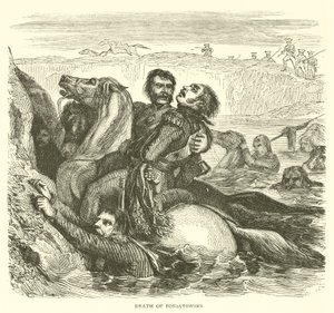 Death of Poniatowski by French School