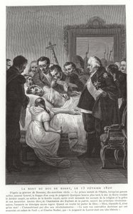 Death of the Duke of Berry, 13 February 1820 by French School