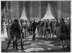 December 1813 - Violent Apostrophe of Napoleon to the Legislature by French School