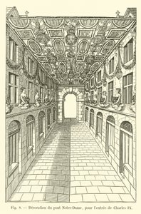 Decoration of the Pont Notre-Dame for the Entry of Charles IX by French School