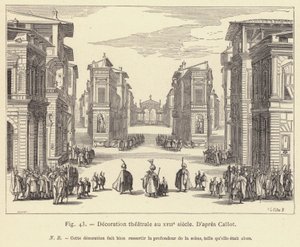 Theatrical Decoration in the 17th Century by French School