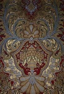 Decorative Detail from a Tapestry, Palace of Versailles
