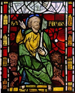 St Peter: Grisaille by French School