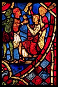 Theophilus Strikes a Deal with a Devil by French School