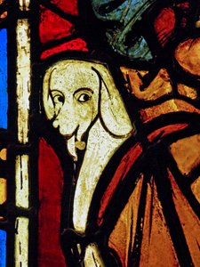 Dog in the St Paul Panel by French School