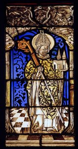 A saint Bishop, originally from the Upper Rhine by French School