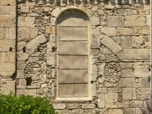 View of a blocked up ancient window