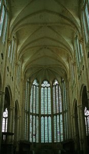 A View of the East End of the Choir by French School