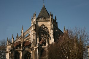 View of the East End of the Church by French School