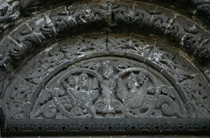 Tympanum Over the North Door by French School