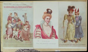 Depopulation and Repopulation in France, booklet by Arthur Le Creps against Malthusianism, 1895 by French School