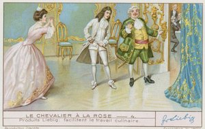 The Knight of the Rose by French School