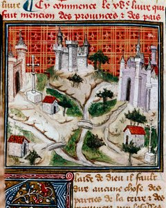 Of Provinces and Countries, Presentation of the Volume Referring to Territories and History of Provinces and Countries. Miniature Taken from 