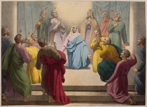 Descent of the Holy Spirit by French School
