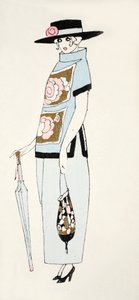 Design for a Day Dress, c.1919 by French School