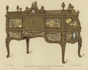 Desk made for King Louis XV of France by Jean Henri Riesener, 18th Century